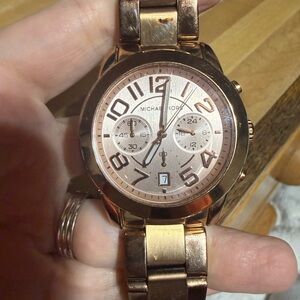 Michael Kors Metallic Rose Timepiece